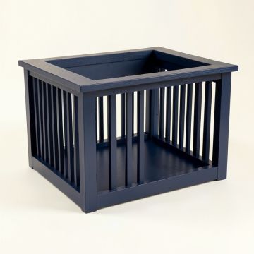 Sage Falls Empty Furniture-Style Pet Crate - Navy (synthetic illustration; no displayed measurements)