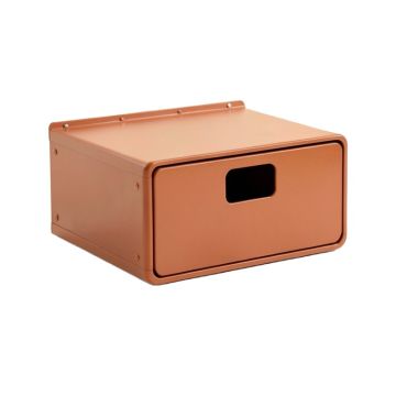 Ash Fold Under-Desk Drawer Unit - Terracotta