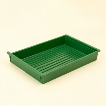 Sage Arc Empty Under-Desk Cable Tray (synthetic illustration; no displayed measurements)