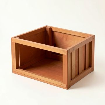 Cliff Arc Empty Furniture-Style Pet Crate (synthetic illustration; no displayed measurements)