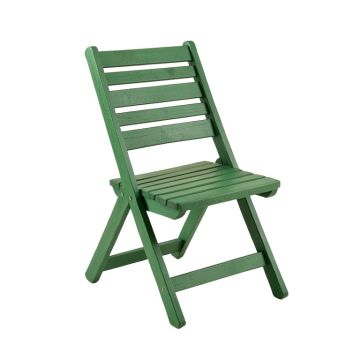 Cliff Bridge Folding Outdoor Chair - Green (synthetic illustration; no displayed measurements)