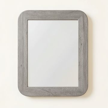 Holly Brook Framed Wall Mirror - Gray (synthetic illustration; no displayed measurements)