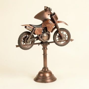 Winterbourne Down Dirt Bike Motorcycle Weathervane (synthetic illustration; no displayed measurements)