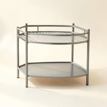 Shore Bend Empty Countertop Canister Rack - Gray (synthetic illustration; no displayed measurements)