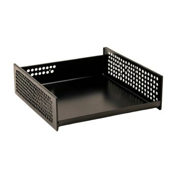 Spruce Crest Empty Under-Desk Cable Tray - Black