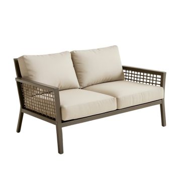 Keating 81 '' Wide Outdoor Patio Sofa With Cushions