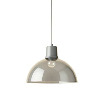 Laurel Canyon Pendant Light Suspended From One Plain Cable - Gray