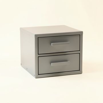 Dawn Bend Small-Parts Storage Drawer Cabinet - Gray (synthetic illustration; no displayed measurements)