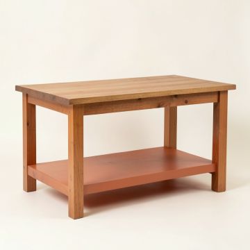 Bay Crest Empty Workshop Workbench - Terracotta (synthetic illustration; no displayed measurements)