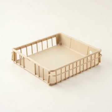 Sage Bluff Empty Under-Desk Cable Tray - Beige (synthetic illustration; no displayed measurements)