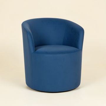 Alycia 41 '' Wide Swivel Barrel Chair (synthetic illustration; no displayed measurements)