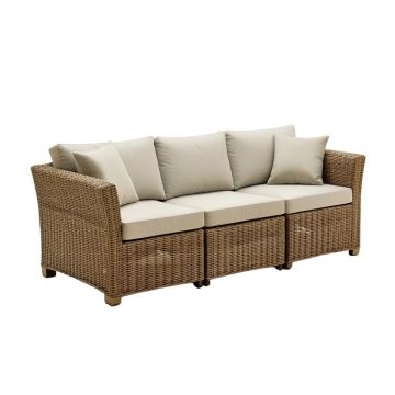 Melanson Patio 5 Piece Rattan Sofa Seating Group With Cushions
