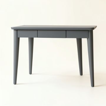 Slate Crest Writing Desk - Gray (synthetic illustration; no displayed measurements)