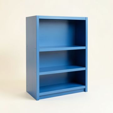 Ridge Branch Freestanding Bookcase - Blue (synthetic illustration; no displayed measurements)