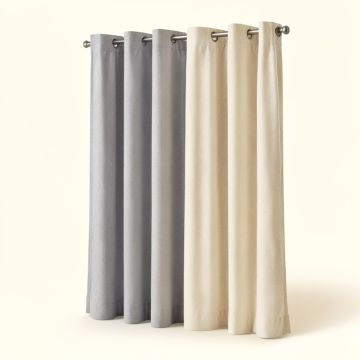 Schwerin Geometric Sheer Grommet Curtain Panels (synthetic illustration; no displayed measurements)