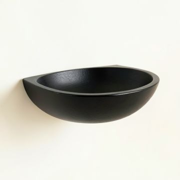 Linden Edge Wall-Mounted Cat Perch - Black (synthetic illustration; no displayed measurements)
