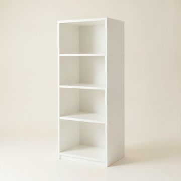 Dawn Brook Narrow Cubby Tower - White (synthetic illustration; no displayed measurements)