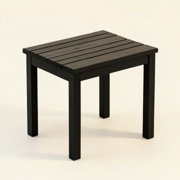 Elm Canyon Compact Balcony Table - Black (synthetic illustration; no displayed measurements)