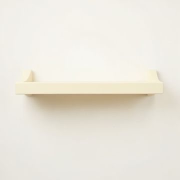 Harbor Arc Wall-Mounted Shelf - Cream (synthetic illustration; no displayed measurements)