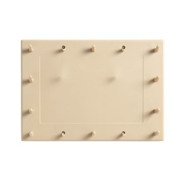 Dawn Brook Empty Wall-Mounted Tool Organizer Panel - Beige