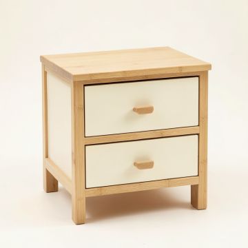 Olive Field Nightstand - Cream (synthetic illustration; no displayed measurements)