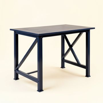Flint Edge Empty Workshop Workbench - Navy (synthetic illustration; no displayed measurements)