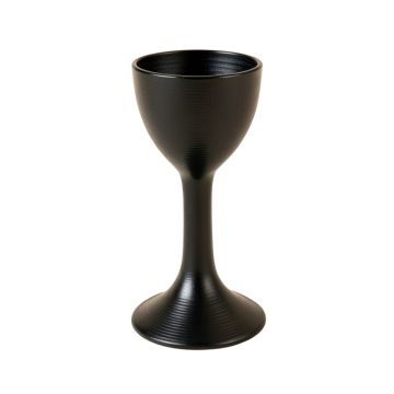 Fern Canyon Empty Candle Holder - Black