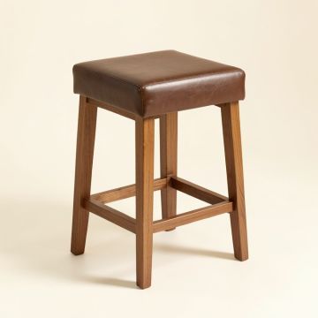 Peatman Solid Wood Counter & Bar Stool (synthetic illustration; no displayed measurements)