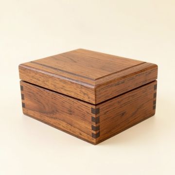 Cincinnatus Rustic Paneled Jewelry Box (synthetic illustration; no displayed measurements)