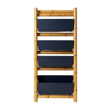Ash Bend Empty Vertical Garden Frame - Navy