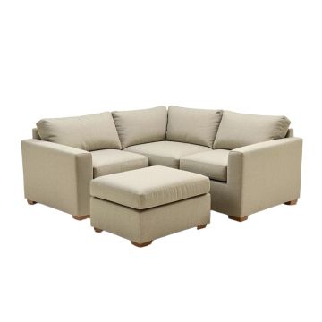 Aelber 118 '' Wide Reversible Modular Sofa & Chaise With Ottoman