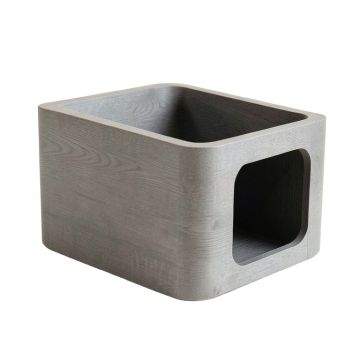 Dawn Bend Empty Furniture-Style Litter Enclosure - Gray
