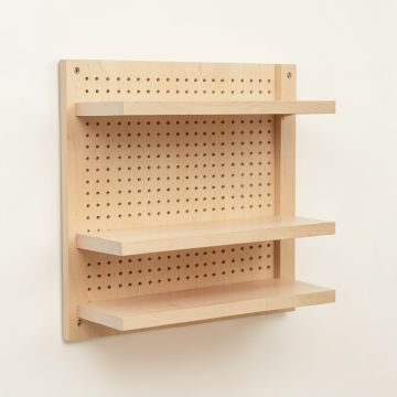 Oak Brook Empty Wall-Mounted Tool Organizer Panel - Beige (synthetic illustration; no displayed measurements)
