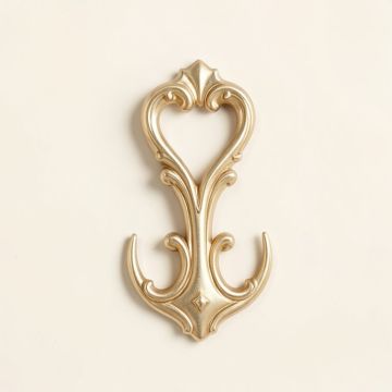 Champagne Gold Resin Wall Decor (synthetic illustration; no displayed measurements)