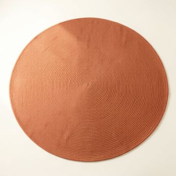 Fern Brook Round Area Rug - Terracotta (synthetic illustration; no displayed measurements)