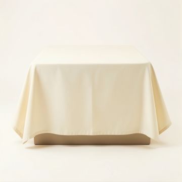 Flint Bend Flat Bed Sheet - Cream (synthetic illustration; no displayed measurements)