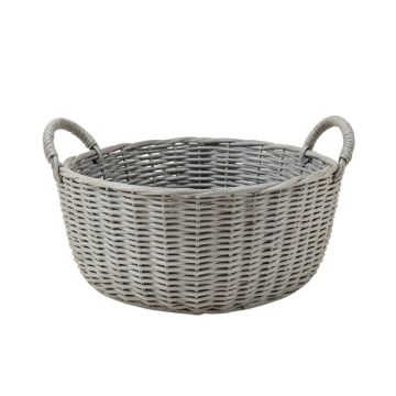 Shore Brook Empty Storage Basket - Gray