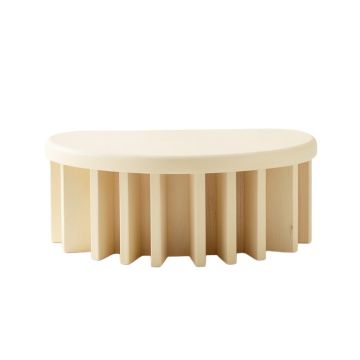 Alder Dale Shoe Storage Bench - Cream