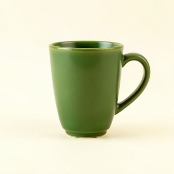 Shore Bend Ceramic Mug - Green (synthetic illustration; no displayed measurements)