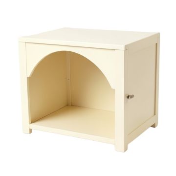 Cove Branch Empty Furniture-Style Litter Enclosure - Cream