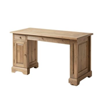 Rustic Glam Solid Wood Desk