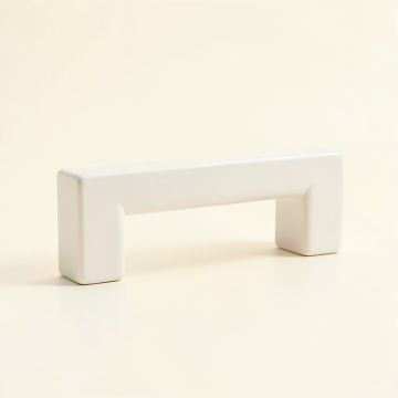 Heath Canyon Cabinet Handle Without Packaging - White (synthetic illustration; no displayed measurements)