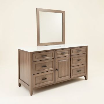 Thorp 58 '' Single Bathroom Vanity Set (synthetic illustration; no displayed measurements)