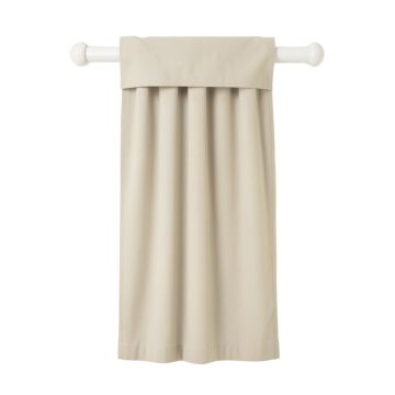 Stasia 2-Way Solid Color Sheer Rod Pocket Single Curtain Panel