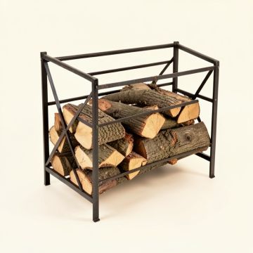 Beccles 4Ft Outdoor Firewood Log Rack (synthetic illustration; no displayed measurements)