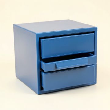 Fern Crossing Small-Parts Storage Drawer Cabinet - Blue (synthetic illustration; no displayed measurements)