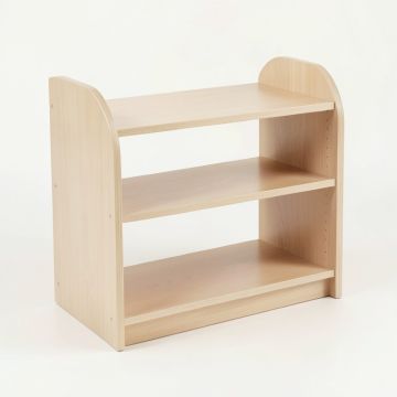 Vale Edge Desktop Shelving Unit - Beige (synthetic illustration; no displayed measurements)