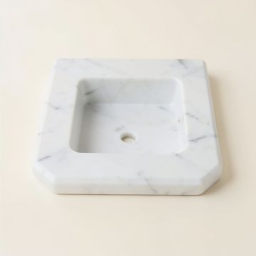 60 '' Single Bathroom Vanity Top In White With Sink (synthetic illustration; no displayed measurements)