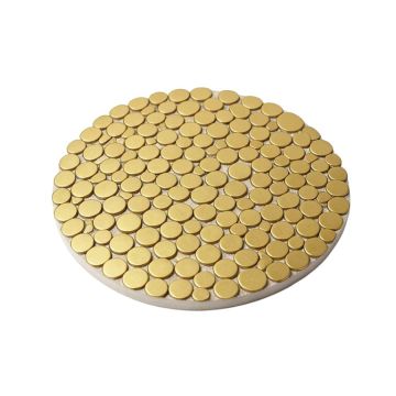 Travel Series Chalet 0.75 '' X 0.75 '' Penny Round Mosaic Tile