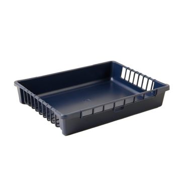 Field Edge Empty Under-Desk Cable Tray - Navy